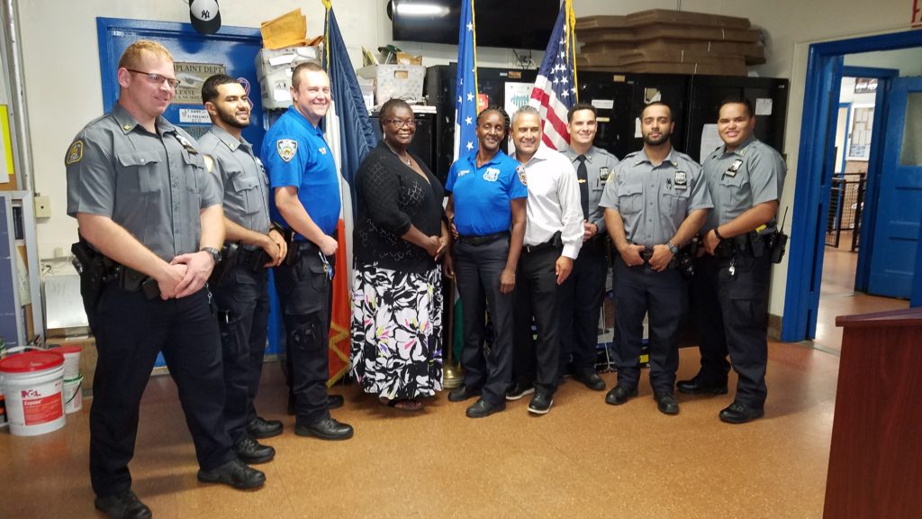 Meeting and Greeting New Officers in the 63rd Precinct