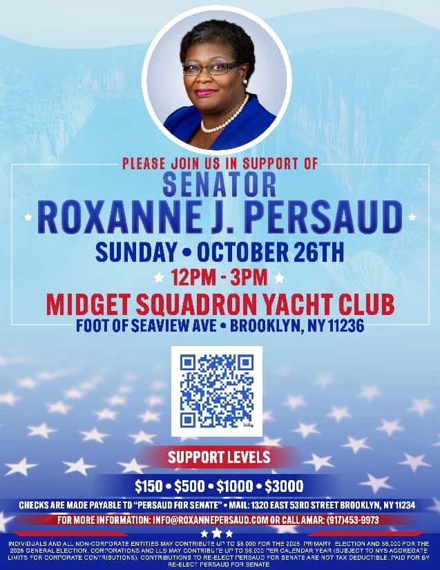 Lunch in support of Senator Roxanne J. Persaud
